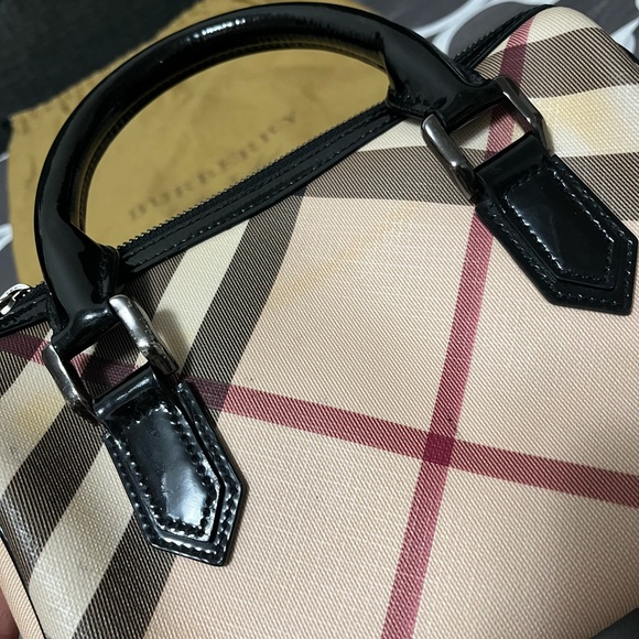 Authentic Burberry Nova Check Bowling Bag - Picture 13 of 13